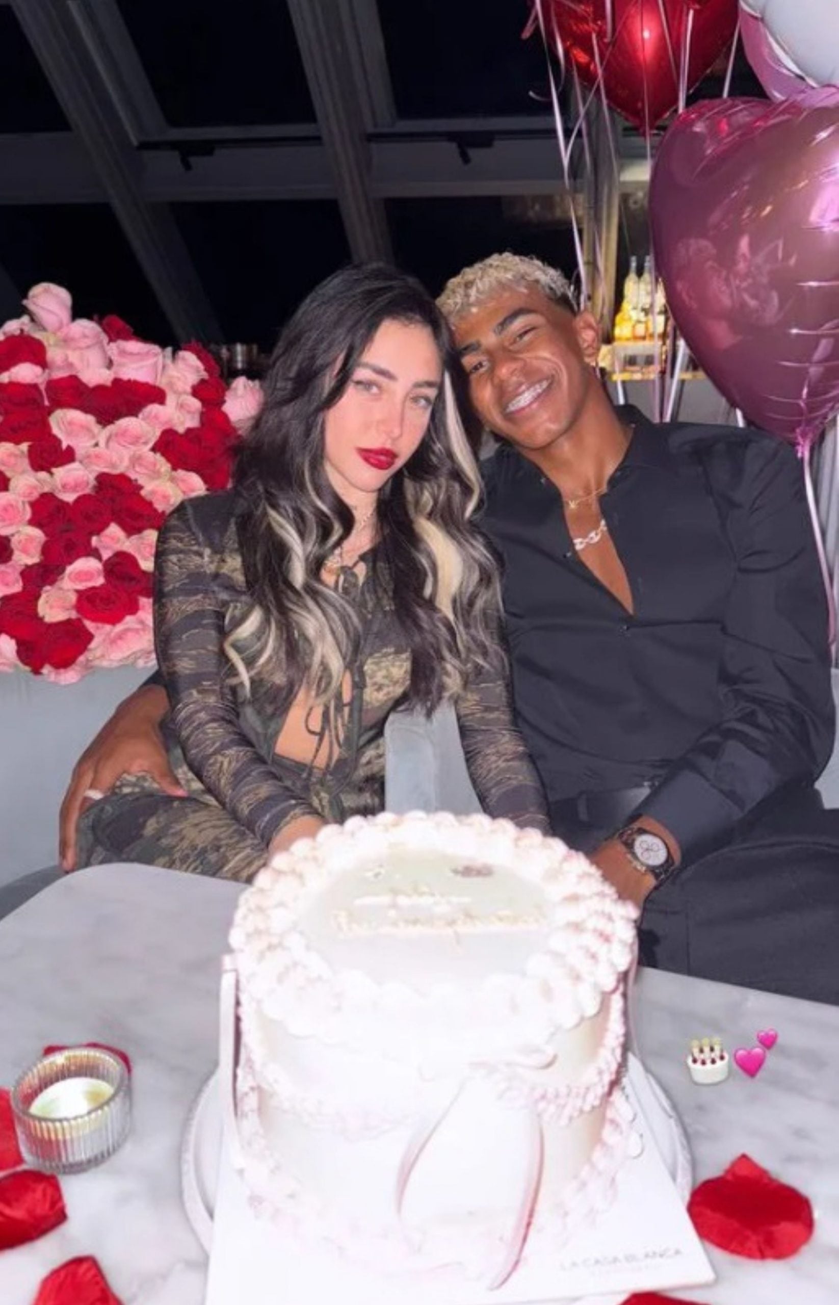 Nicki Nicole y Lamine Yamal. (Foto: Redes sociales)
