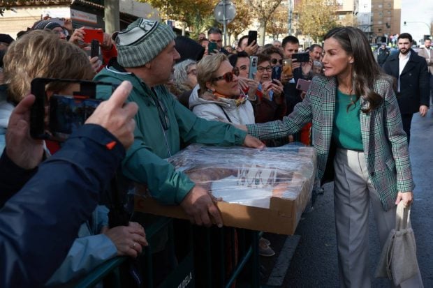 La Reina Letizia en Tudela. (Foto: Gtres)