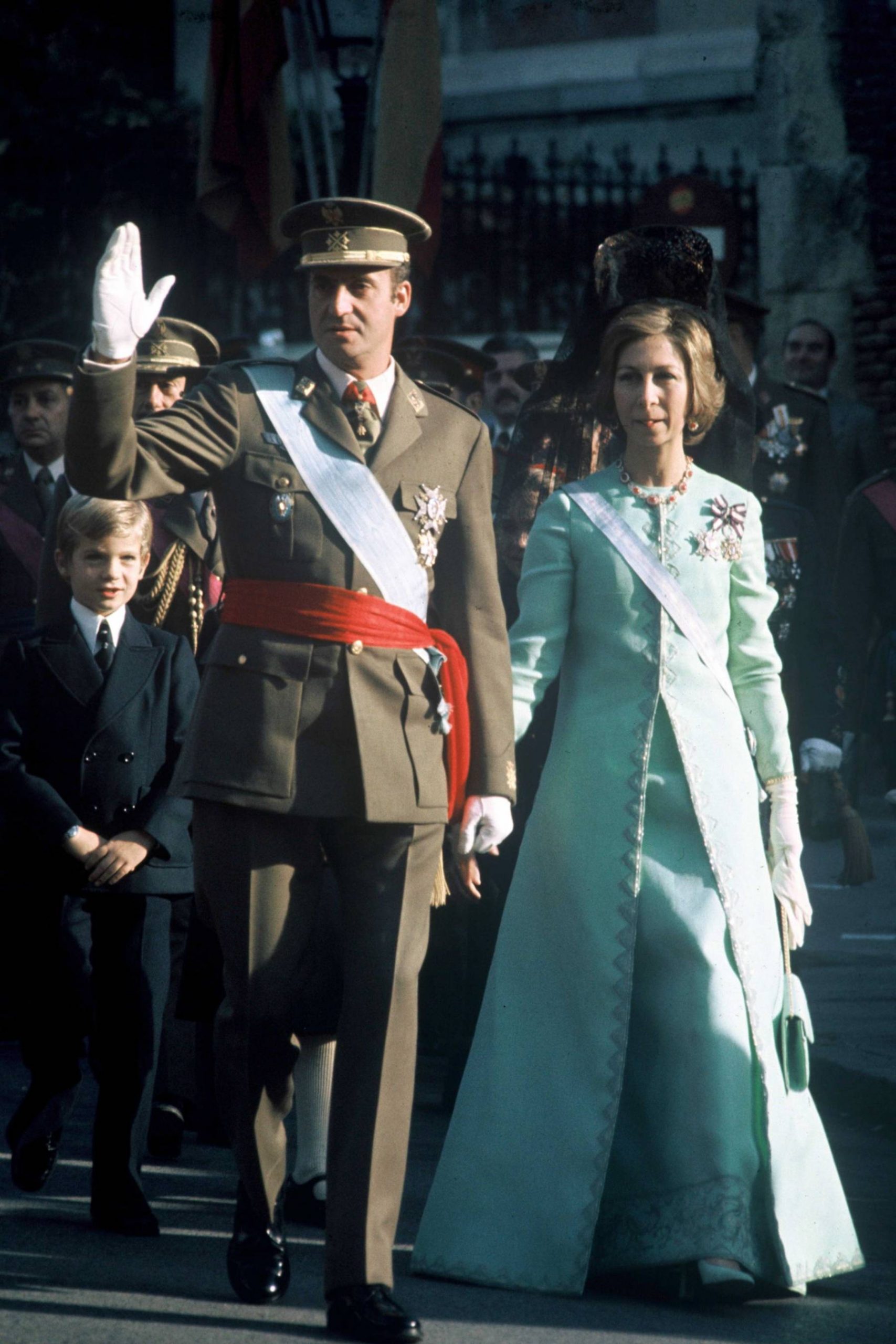 Los Reyes Juan Carlos y Sof&iacute;a en 1975. (Foto: Gtres)