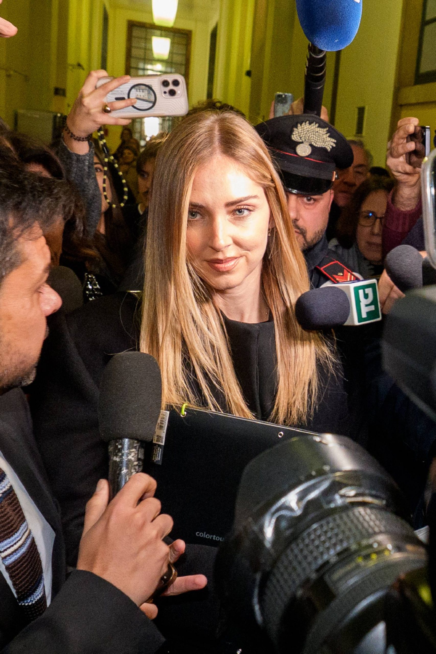 Chiara Ferragni en los juzgados de Mil&aacute;n. (Foto: Gtres)