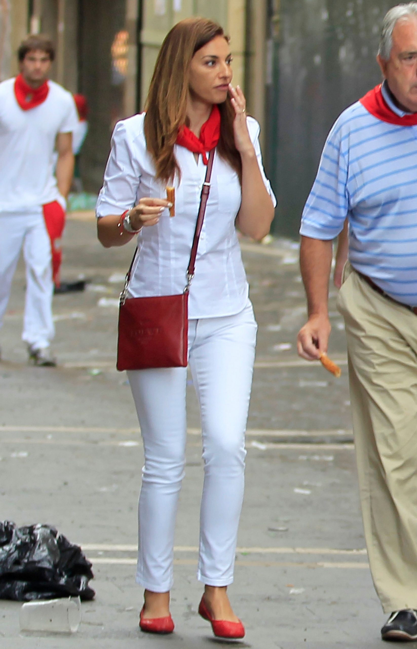 Maril&oacute; Montero paseando por Pamplona. (Foto: Gtres)