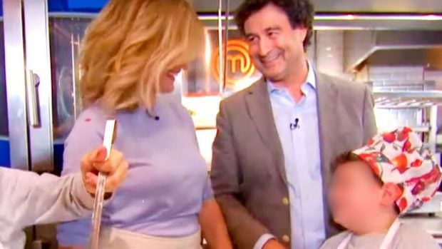 Mariv&iacute;, mujer de Pepe Rodr&iacute;guez en 'MasterChef Junior'. (Foto: Youtube/ RTVE)