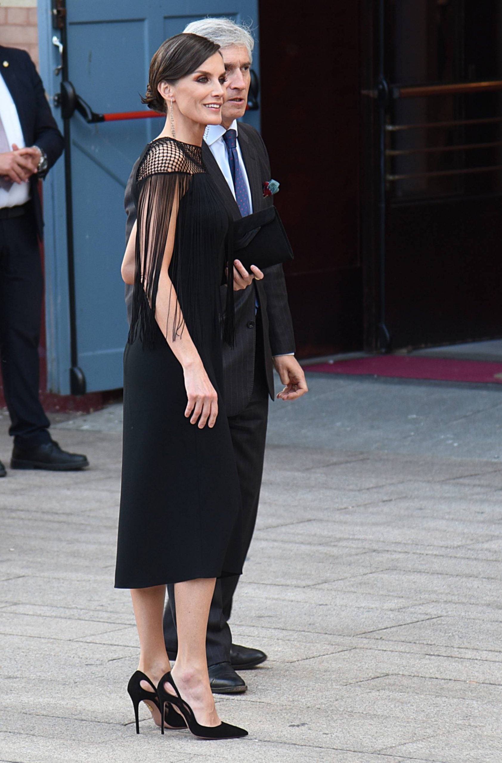 La Reina Letizia en un acto en C&aacute;diz en 2023. (Foto: Gtres)