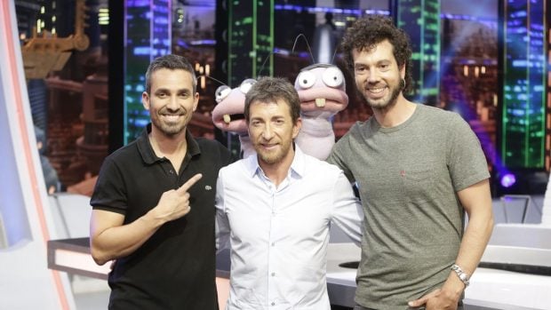 Juan Ib&aacute;&ntilde;ez, Dami&aacute;n Moll&aacute; y Pablo Motos. (Foto: Gtres)