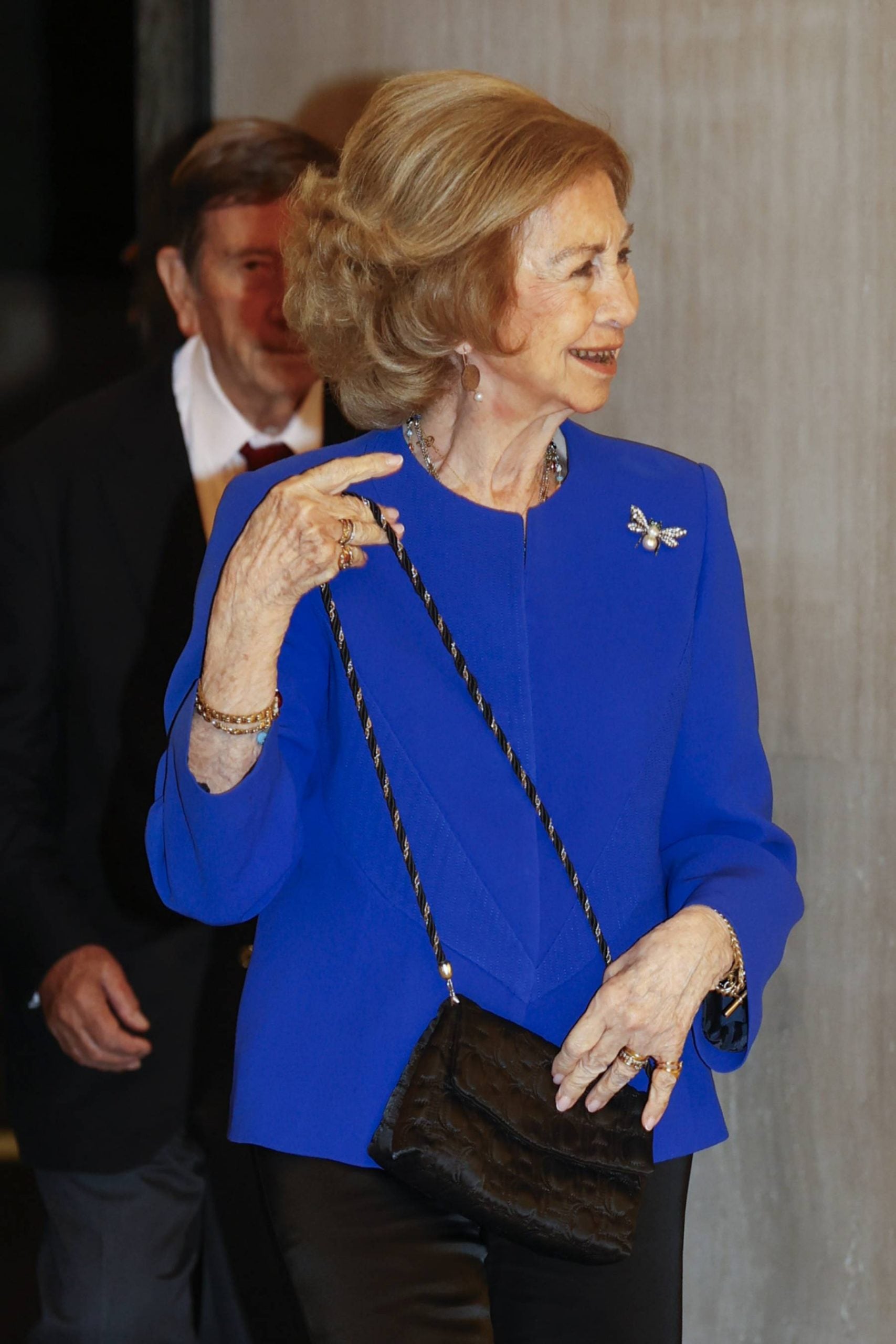 La Reina Sof&iacute;a en un acto oficial. (Foto: Gtres)