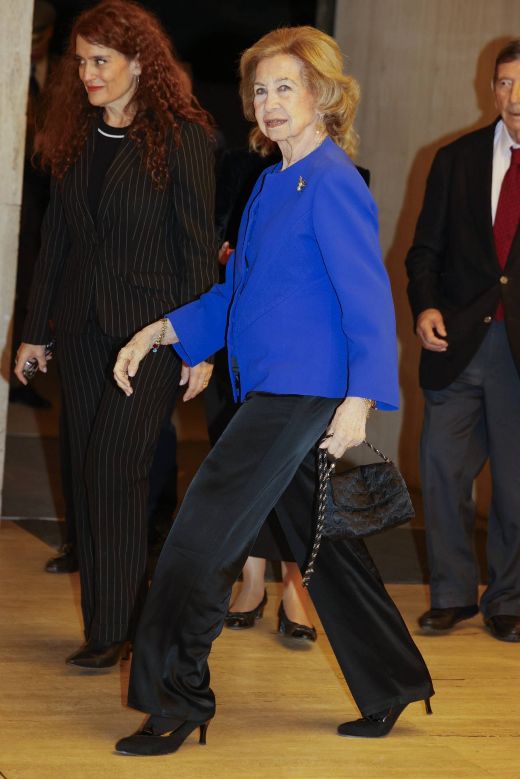 La Reina Sof&iacute;a en un acto oficial. (Foto: Gtres)