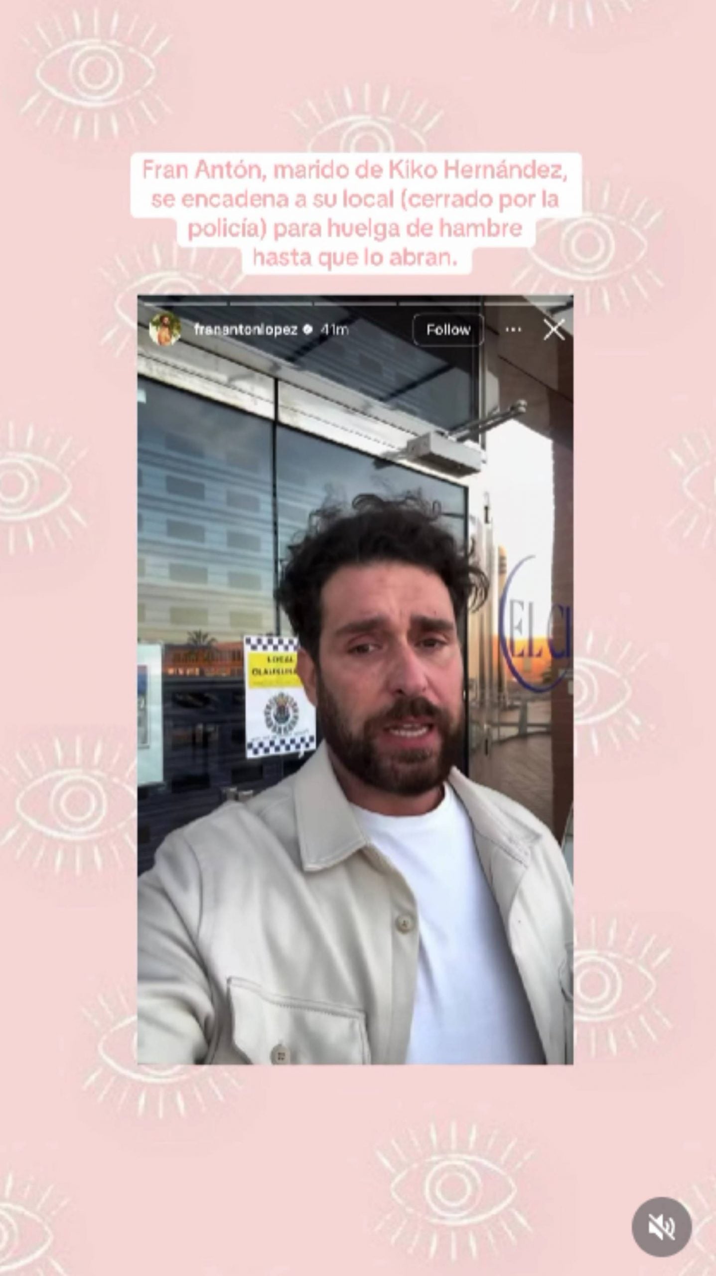Fran Ant&oacute;n en una stories de Instagram. (Foto: RRSS)