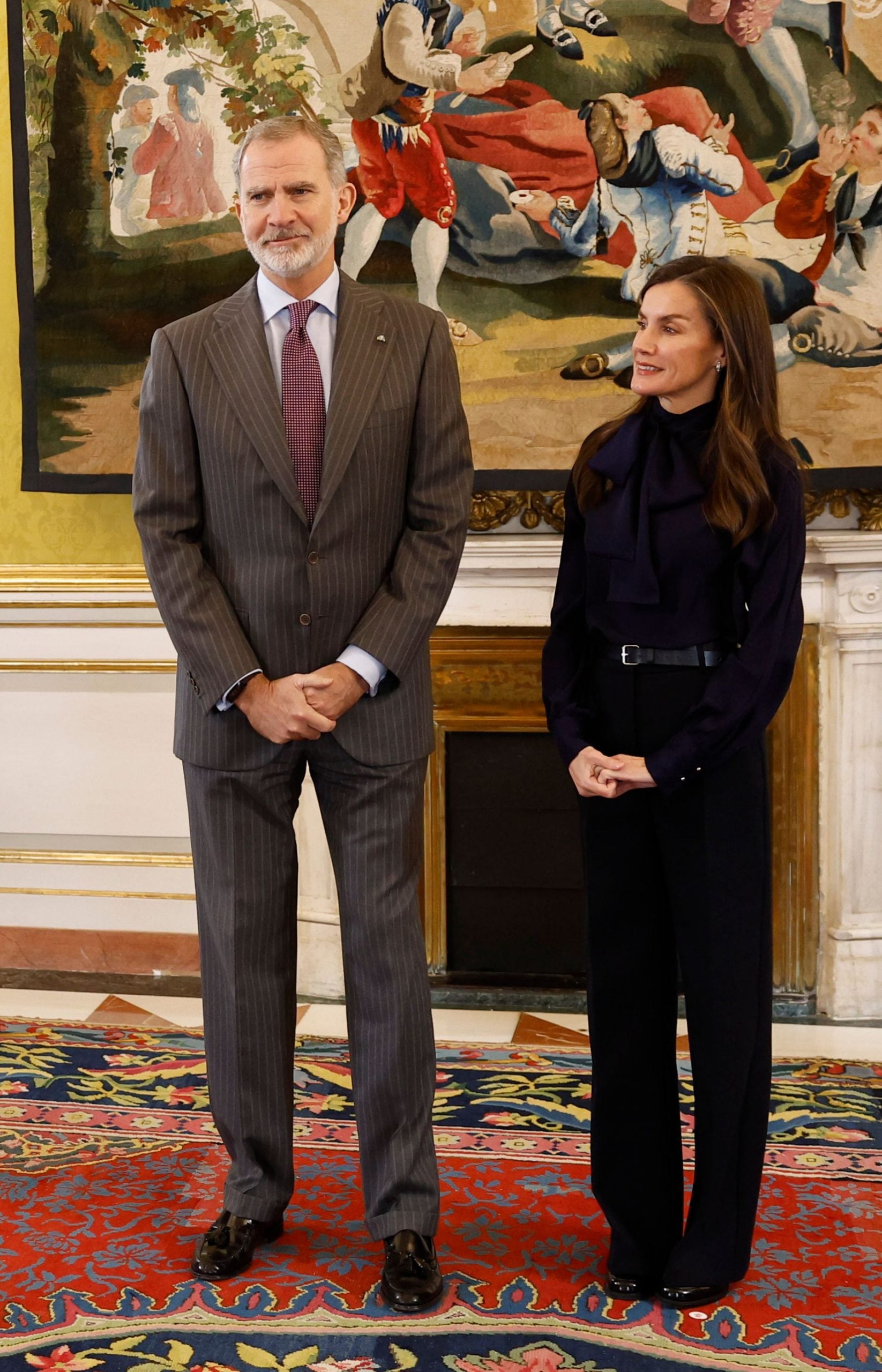 Letizia y Felipe en un acto. (Foto: Gtres)