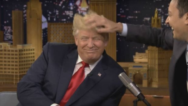 Donald Trump y Jimmy Fallon. (Foto: The Night Show)