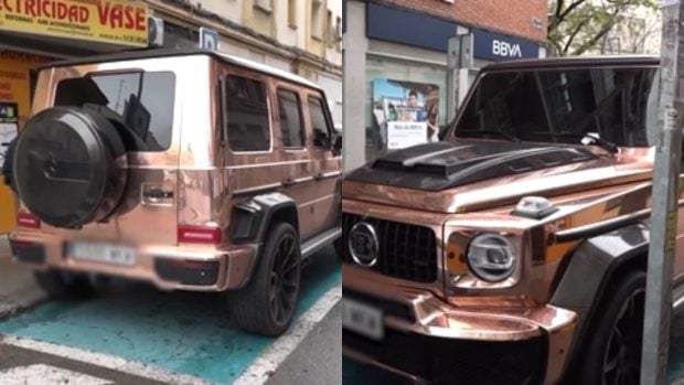 El coche actual de Omar Montes. (Fotos: Gtres)