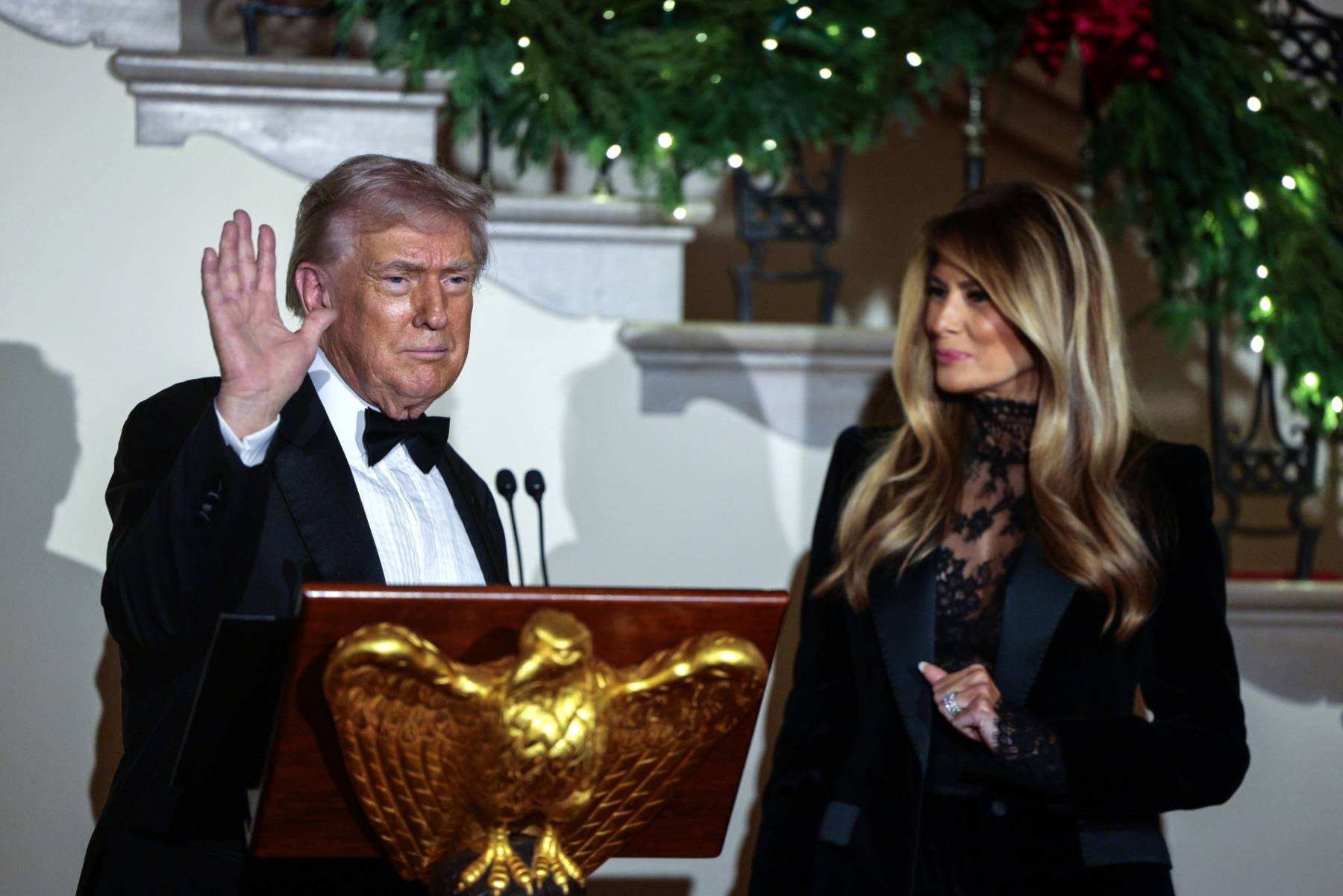 Donald y Melania Trump en un acto oficial. (Foto: Gtres)