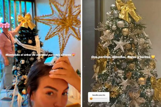 arbol navidad, arbol georgina rodriguez, 