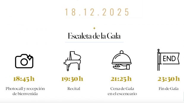 As&iacute; fue la cena de gala navide&ntilde;a organizada en el Teatro Real. (Foto: Teatro Real)