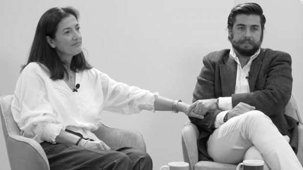 La madre y el novio de Bel&eacute;n. (Foto: CEU Talks)