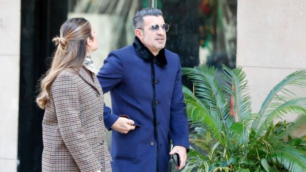 Luis Figo con su hija Stella. (Foto: Gtres)