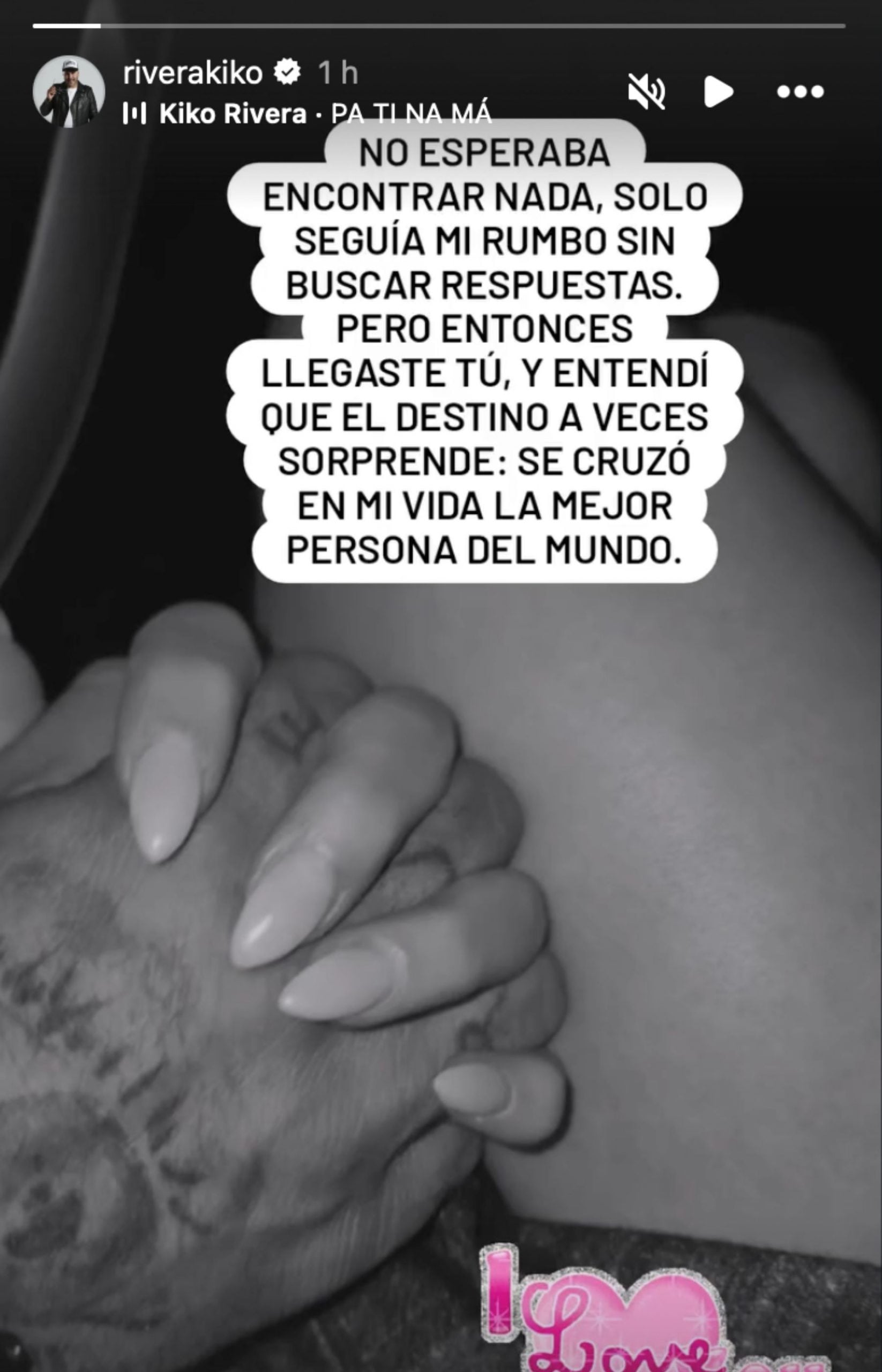 Captura de la storie de Kiko Rivera. (Redes sociales)