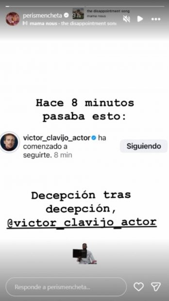 Historia temporal de Sergio Peris-Mencheta. (Foto: Instagram)