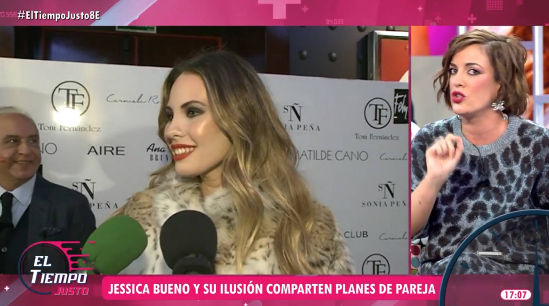 Jessica Bueno en 'El tiempo justo'. (Foto: Telecinco)