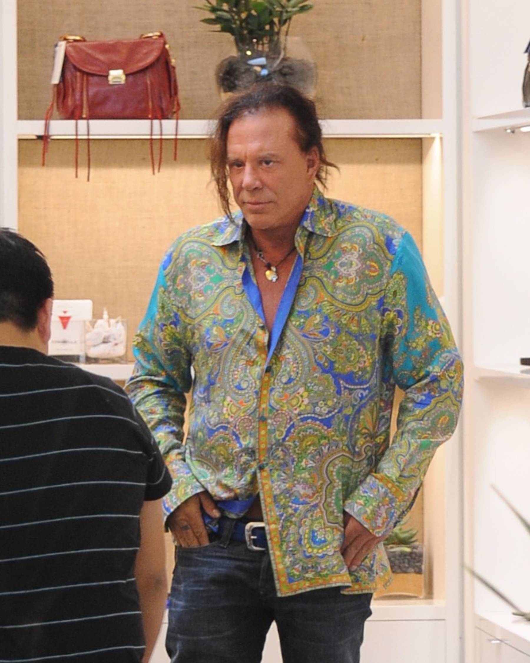 Mickey Rourke en California. (Foto: Gtres)