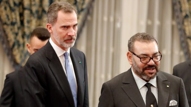 Mohamed VI y el Rey Felipe. (Foto: Gtres)