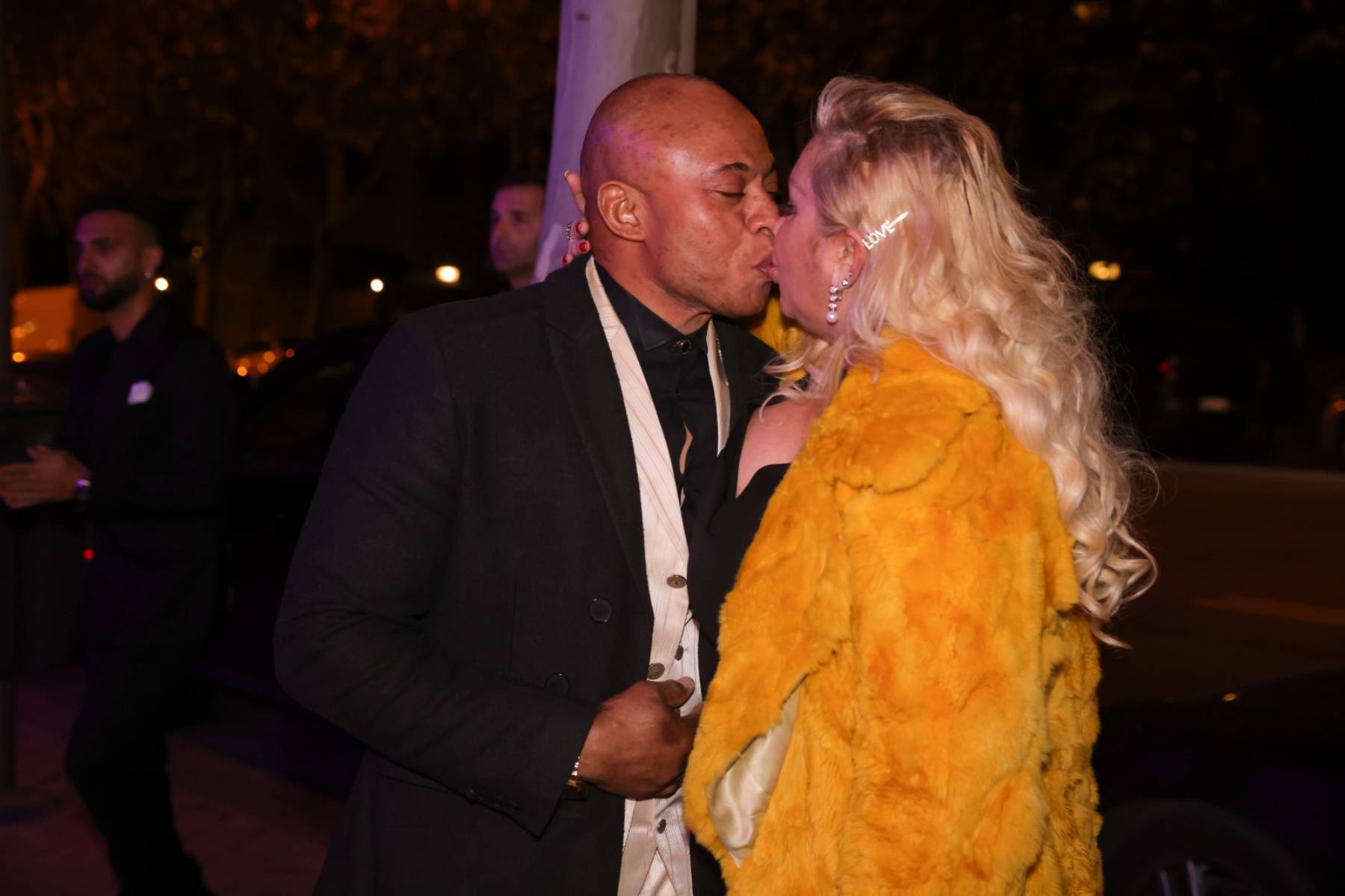 Raquel Mosquera e Isi en Madrid. (Foto: Gtres)