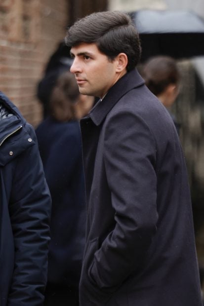 Juan Urquijo en la misa de Irene de Grecia. (Foto: Gtres)