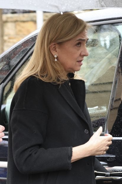 La infanta Cristina en la misa de Irene de Grecia. (Foto: Gtres)