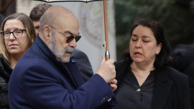 Antonio Resines en el funeral de Irene de Grecia. (Foto: Gtres)