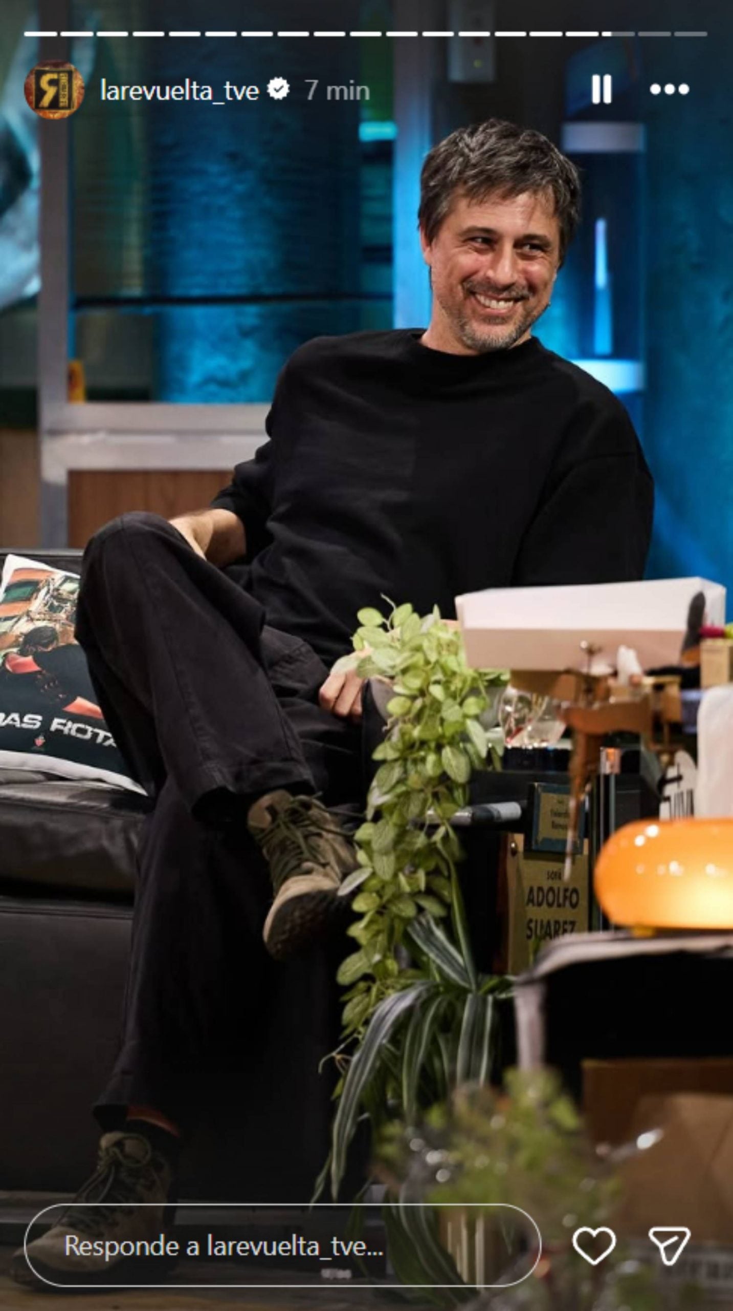 Hugo Silva en 'La Revuelta'. (Foto: RTVE)