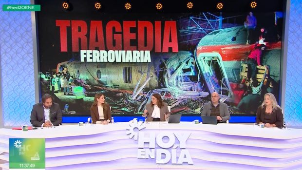 Captura de Toñi Moreno en su programa, 'Hoy en día'. (Foto: Canal Sur)