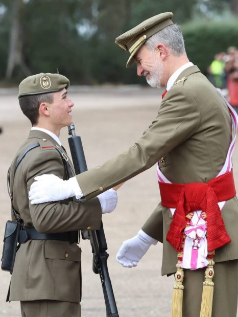 Felipe VI en C&aacute;ceres. (Foto: Instagram)