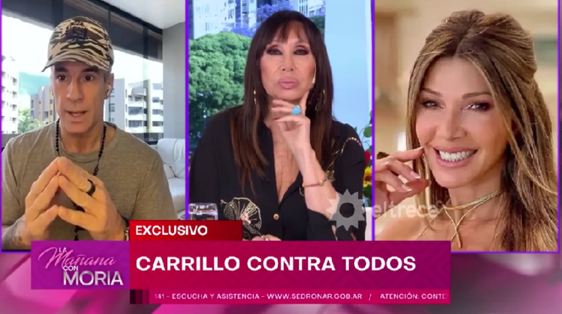 Fernando Carrillo en el programa 'La ma&ntilde;ana con Moria'. (Foto: RRSS)