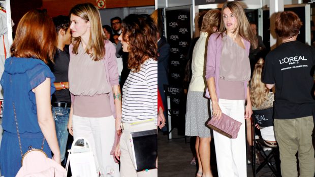 La primera vez que la Reina Letizia acudió a la MBFWM. (Fotos: Gtres)