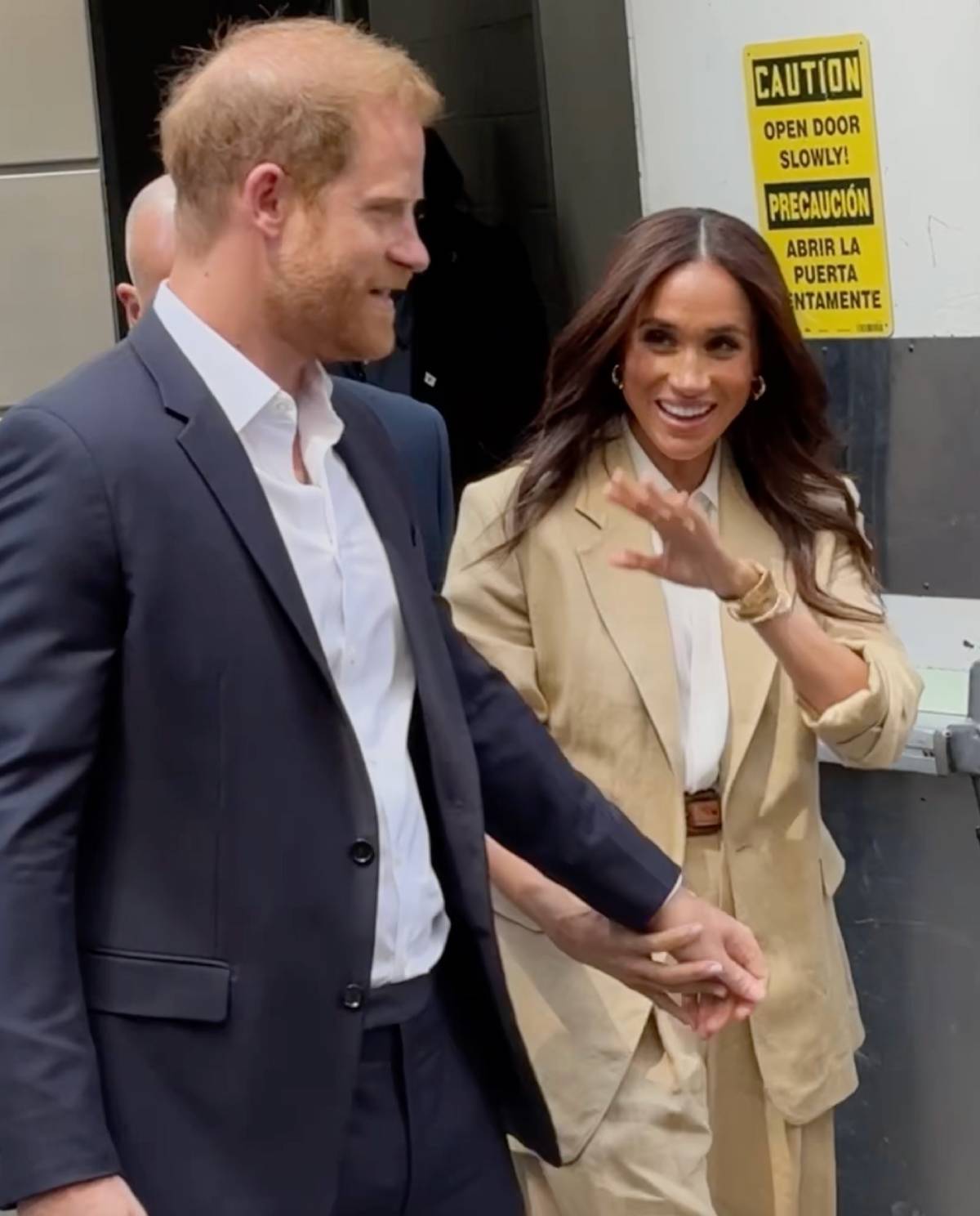 El pr&iacute;ncipe Harry y Meghan Markle durante su visita a Nueva York. (Foto: Gtres)