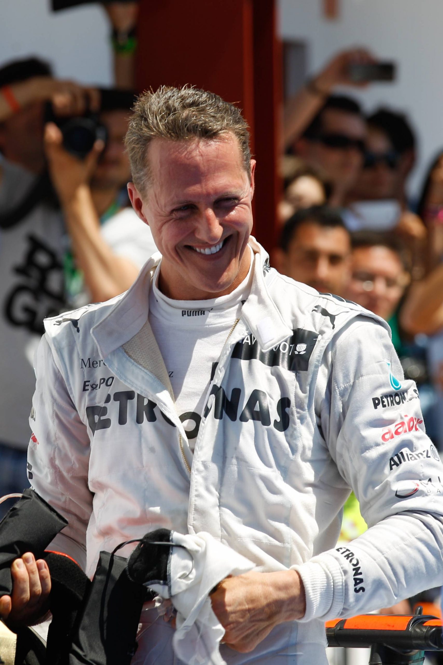 Michael Schumacher durante una carrera. (Foto: Gtres)