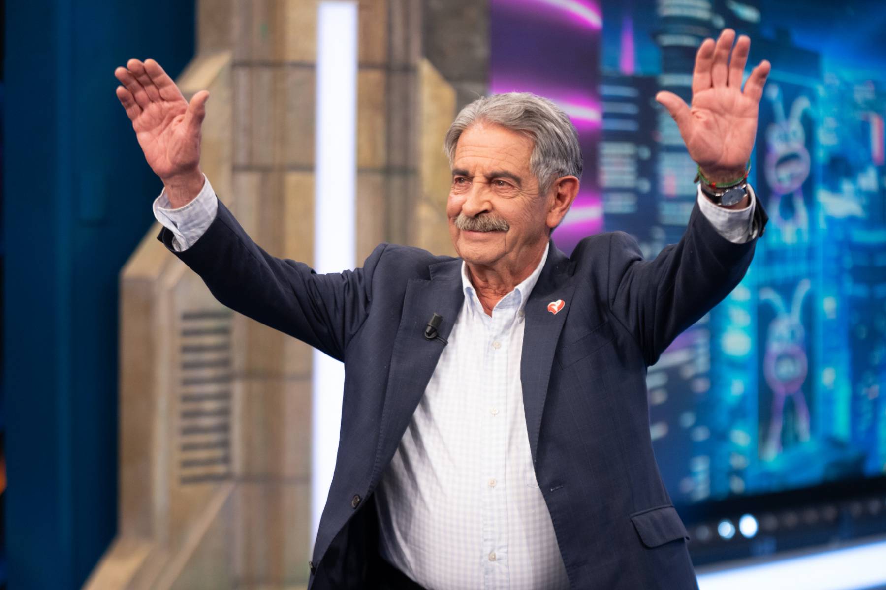 Miguel &Aacute;ngel Revilla en 'El Hormiguero'. (Foto: Gtres)