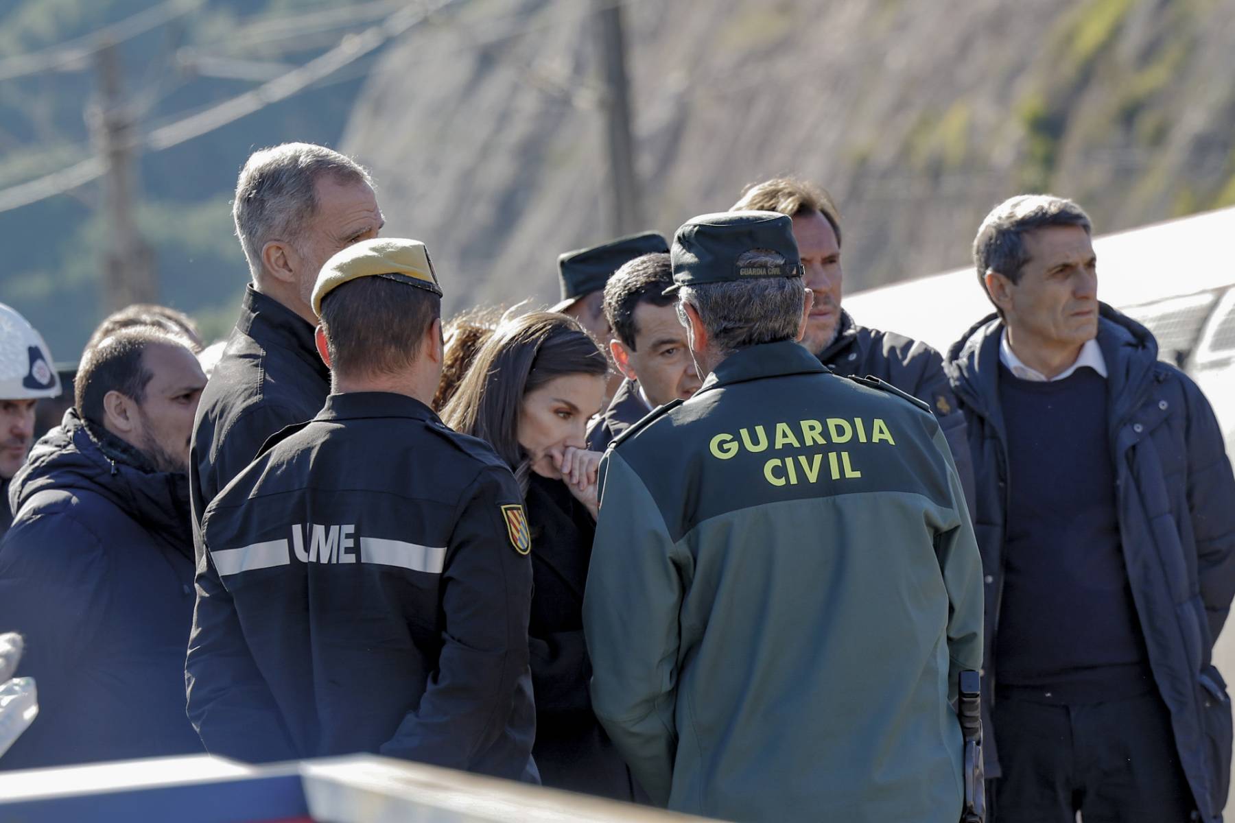 Los Reyes Felipe y Letizia en Adamuz. (Foto: Gtres)