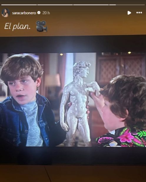 Una escena de la pel&iacute;cula que ha visto Sara Carbonero. (Foto: Instagram)