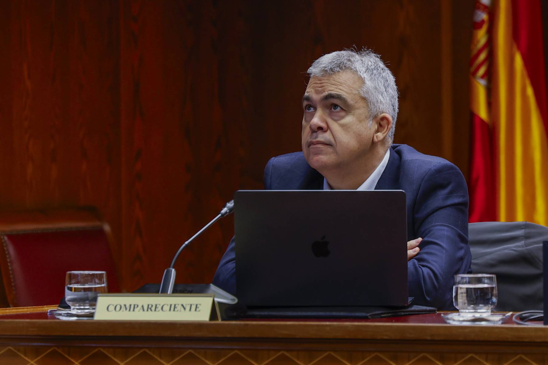 Santos Cerdán en el Senado. (Foto: Gtres)