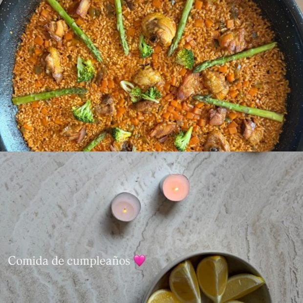 La comida de Cristiano Ronaldo por su 41 cumpleaños. (Foto: Redes Sociales)
