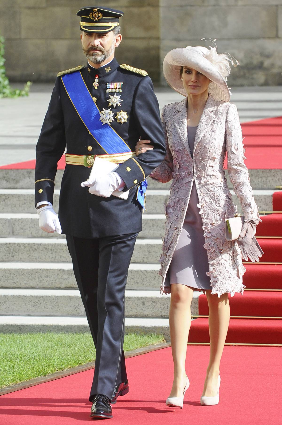 Do&ntilde;a Letizia junto al entonces pr&iacute;ncipe Felipe. (Foto: Gtres)