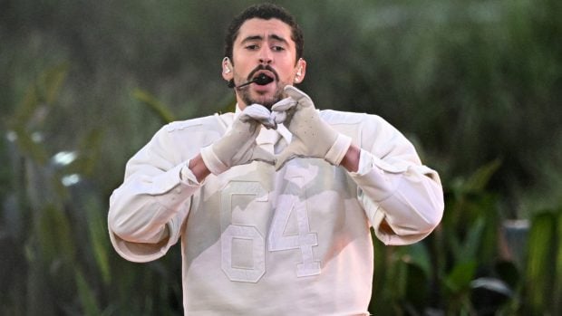 Bad Bunny en la Super Bowl. (Foto: Gtres)