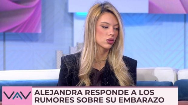 Alejandra Rubio en 'Vamos a ver'. (Foto: Telecinco)