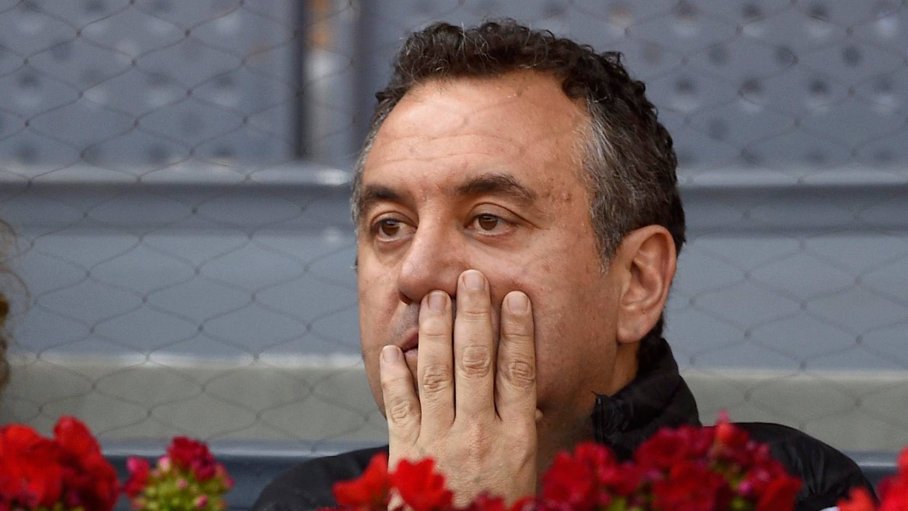 Roberto Brasero durante un partido de tenis. (Foto: Gtres)