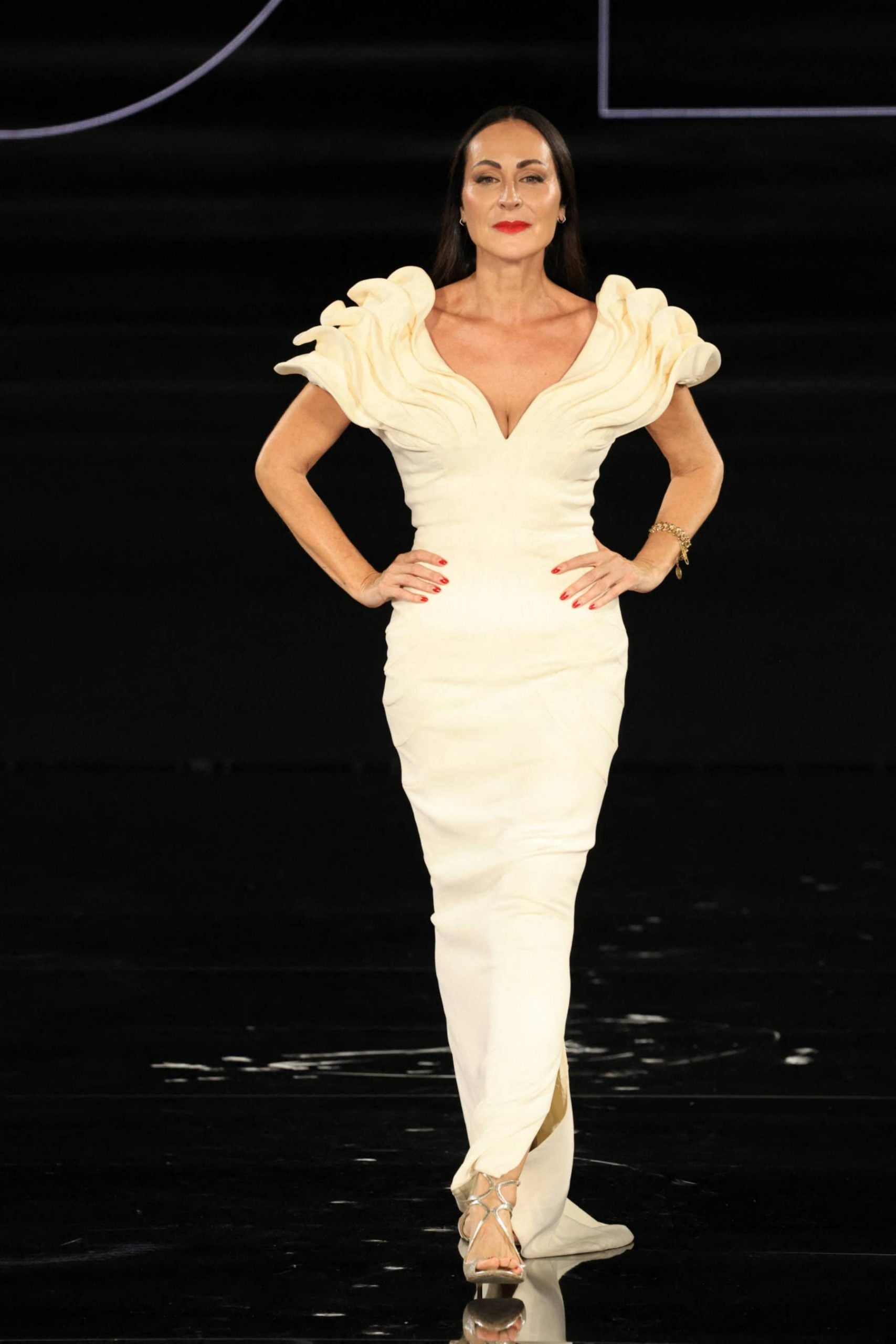 Ana Mil&aacute;n durante un desfile. (Foto: Gtres)