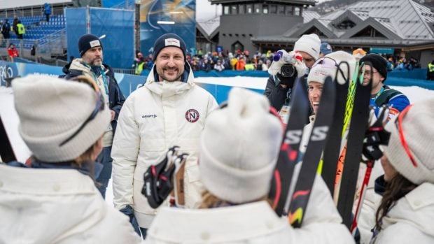 Haakon de Noruega en los Juegos Olímpicos de Invierno. (Foto: Gtres)