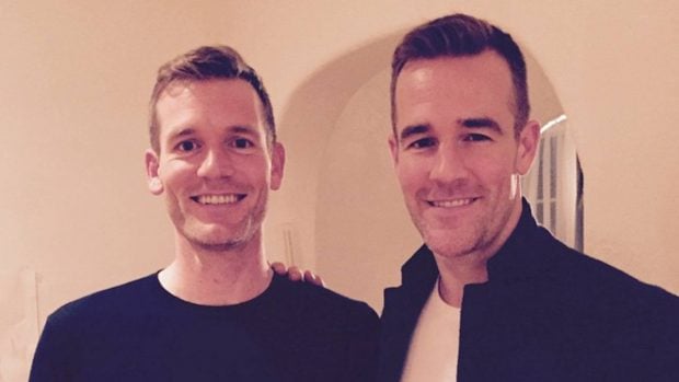 James y Jared Van Der Beek. (Foto: RR.SS.)