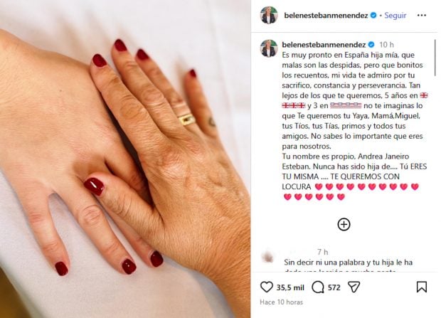 belen esteban, andrea janeiro, 