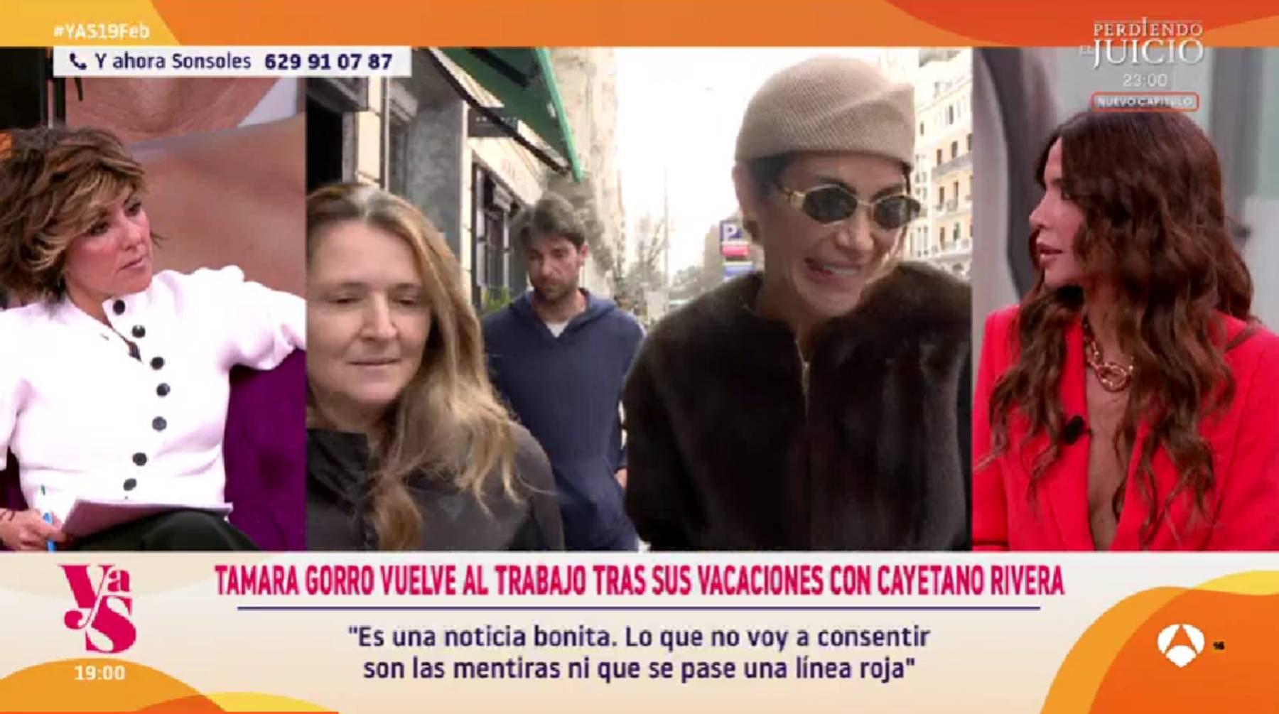 Tamara Gorro en 'Y ahora Sonsoles'. (Foto: Antena 3)