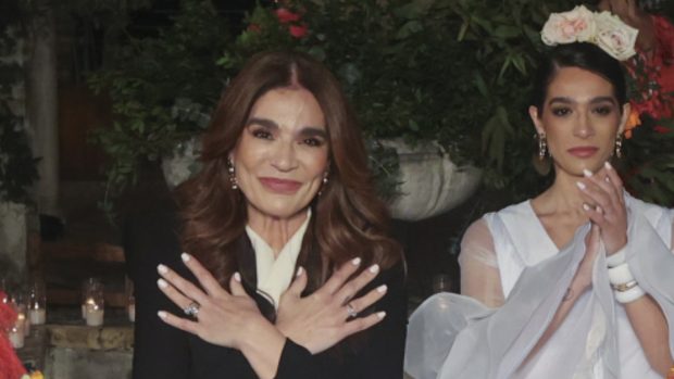Raquel Bollo en su desfile. (Foto: Gtres)